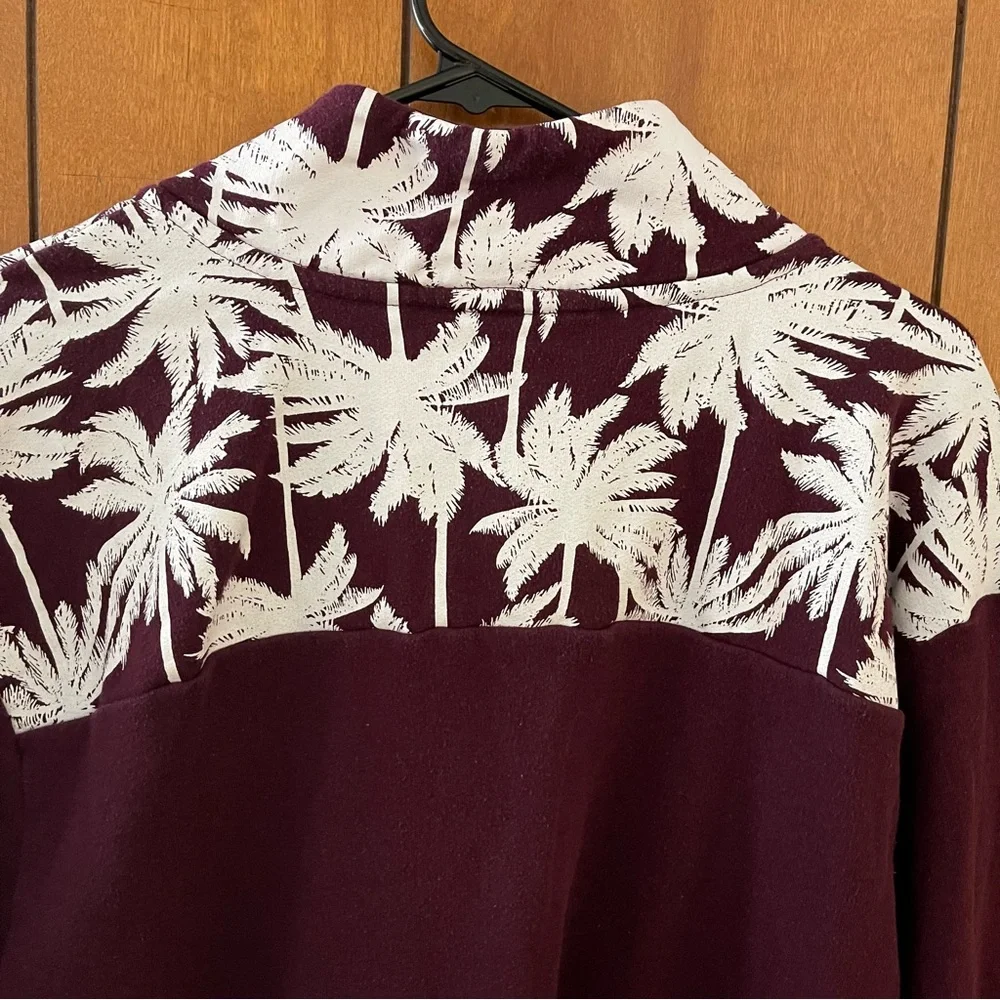 Rare PINK Victoria's Secret VS Palm LOGO Pullover Sweatshirt Top Large - Picture 8 of 8